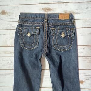 True Religion Dark Wash Bootcut Denim Jeans Size 12